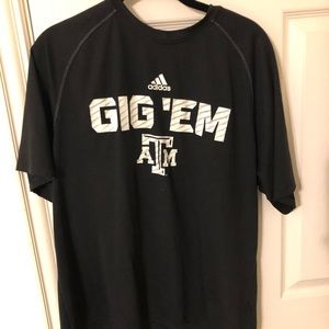 Adidas Gig'em A&M Aggies shirt